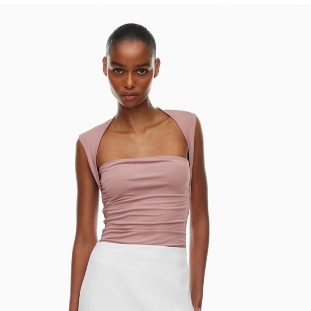 New! Aritzia Contour Flourish Top in Claremont Size Medium Trendy Baddie Stylish - Picture 8 of 8